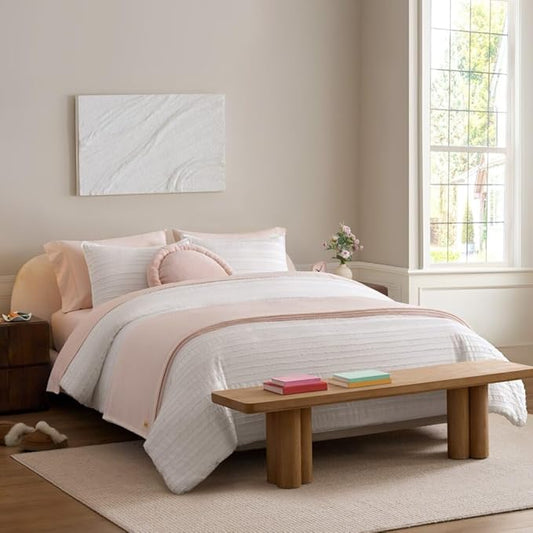 UGG Coco Fleece Blanket for Bed Queen Size – Luxury Cozy Room Decor, Soft Warm Winter Bedding, Heavy Blanket & Queen Blanket for Bed, Gifts for Teens and Women - Pink