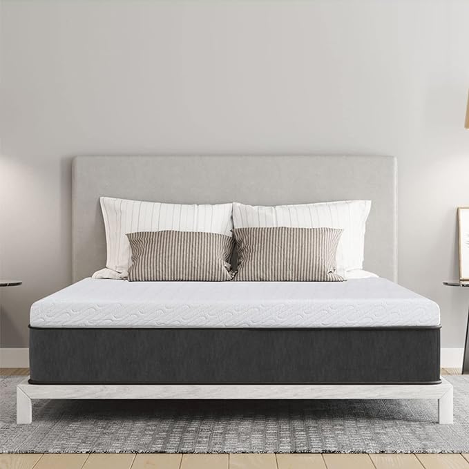 3 Inch Gel Memory Foam Mattress Topper King Size High Density Cooling Pad Pressure Relief Bed Topper (with Removable & Bamboo Cover)