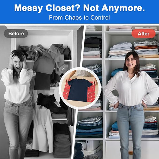 BoxLegend Shirt Folder Board Tshirt Clothes Folder Folding Board Durable Laundry Helper Liner Sorter, Red