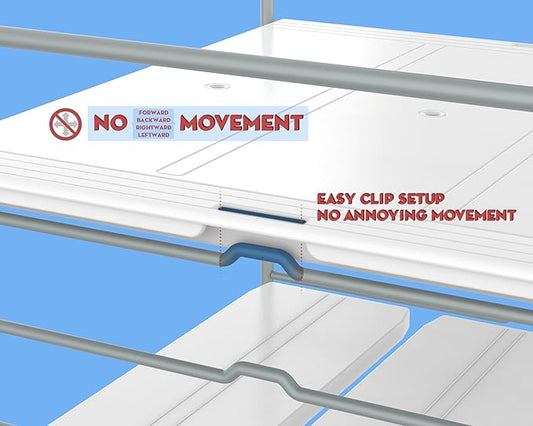 EVERIE Extendable 3-Tier Holder for Heavy Items, Jars, Bottles, Cans, Plastic Bags, Wrap, Foil, Snack and Box for Kitchen,Counter, Cabinets, 11'' to 16.7'' Wide (11“ - 16.7” Wide, Piece, 2)