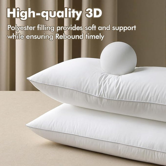 MIULEE 14x36 Pillow Insert -Decorative Throw Pillow with 100% Cotton Cover Rectangle for Sofa Couch