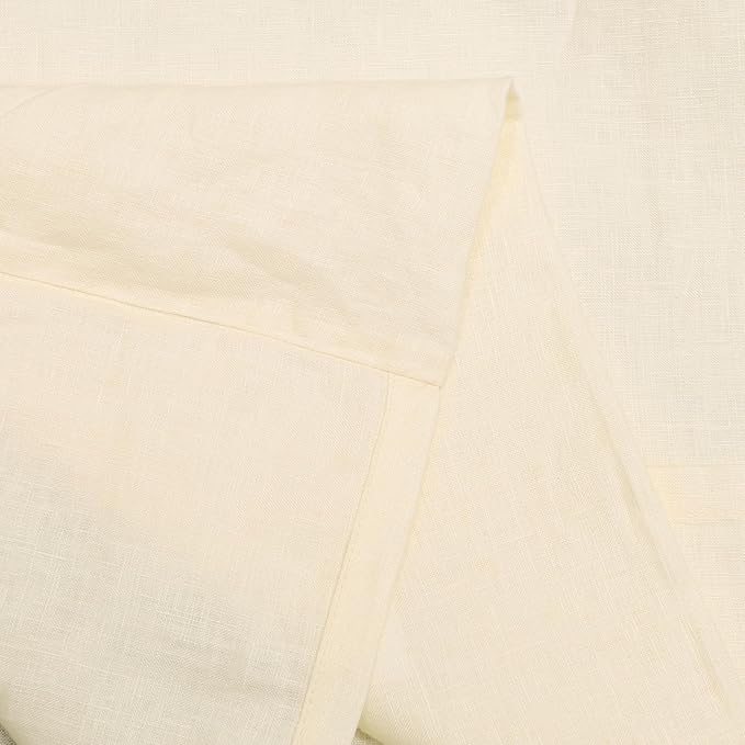 Linen Pillow Case Set of 2, 100% Natural Linen Pillowcase Breathable Soft Envelope Pillow Cover Luxury Hotel Quality Bedding for Home Bedroom