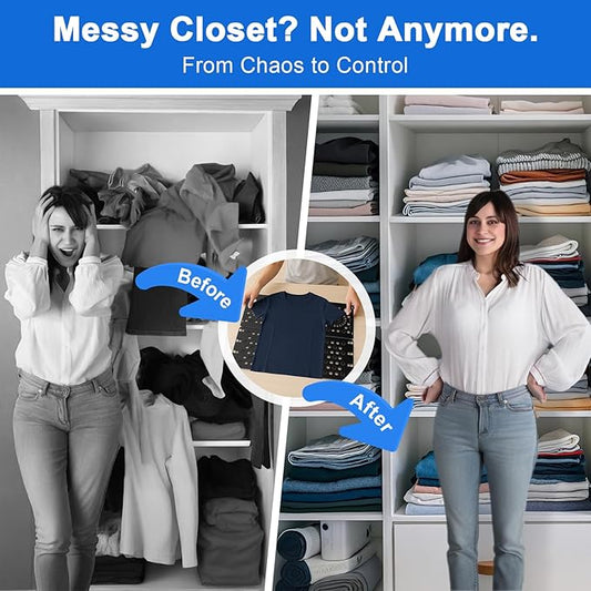 BoxLegend V3 Shirt Folder Board Tshirt Clothes Folder Folding Board Durable Laundry Sorter Helper Liner, Black