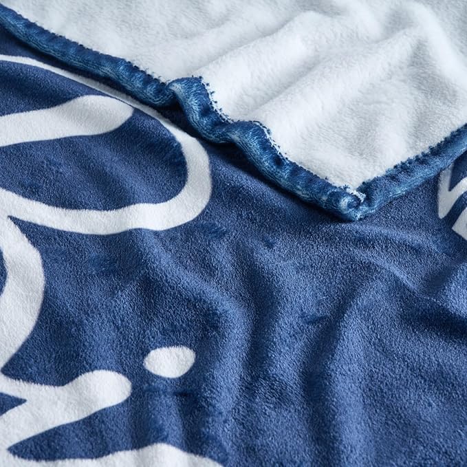 Lussena Thinking of You Gifts for Women Men – Get Well Blanket 50x60 Inch, Navy Flannel Comfort Hug Blanket, Sympathy Throw for After Surgery, Chemo, Illness, Recovery