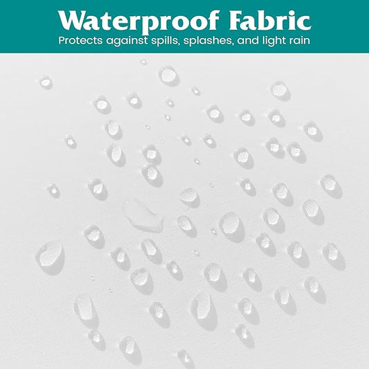 Oubonun 22x22 Waterproof Outdoor Pillow Inserts – Set of 2 Soft & Fluffy, Water Resistant Throw Pillows for Patio, Garden, Porch, or Indoor Decorative