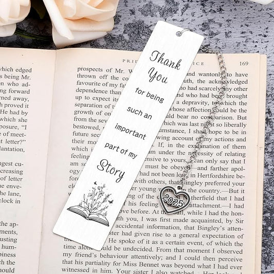 Bookmark Gifts for Women & Men - Teacher Appreciation & Thank You Gifts - Spanish PE & Preschool Daycare Special Education Teacher