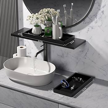 A Simple Base for Bathroom Essentials