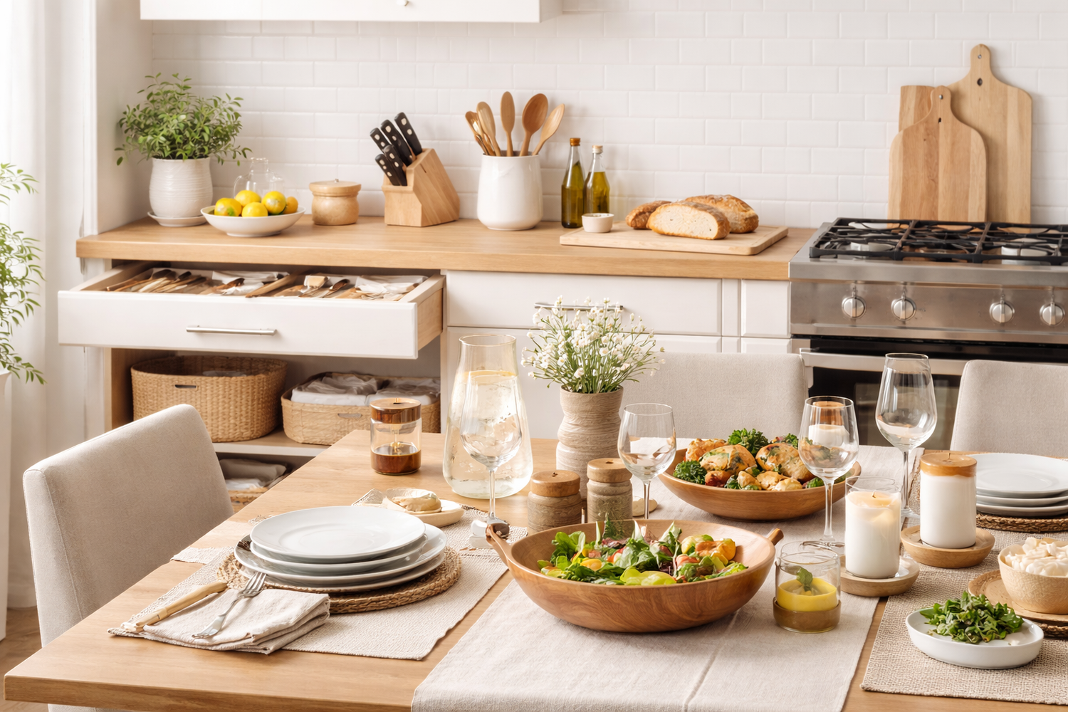 Designed for everyday cooking and dining