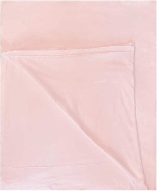 100% Cotton Flat Top Sheet Only - T-Shirt Fabric Jersey Knit - Extra Soft - Wrinkle Free - Machine Washable - Easy Fit - Breathable - Comfy (Pink, Queen)