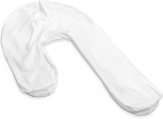 DMI Protective Pillowcase for The Side Sleeper Pillow, Extends Product Life of Pillow, Protects Against Moisture & Stains, Zipper & Snap Enclosure, FSA & HSA Eligible, White