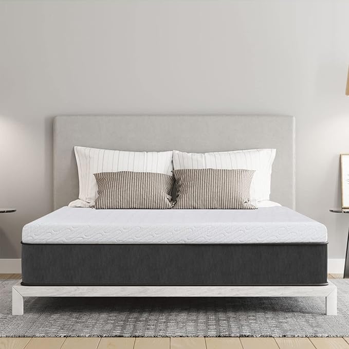 3 Inch Gel Memory Foam Mattress Topper Twin Size High Density Cooling Pad Pressure Relief Bed Topper (with Removable & Washable Bamboo Cover)