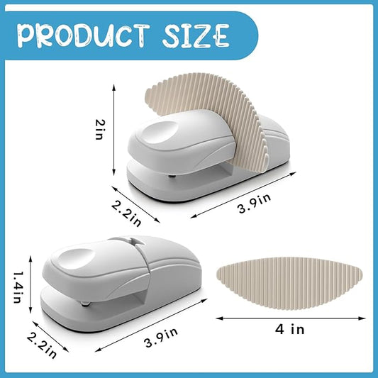 Faccito 3 Pcs Paper Holder Stand for Typing Non-Slip Mat Desktop Folder Document Holder with Anti-Slip Pads Portable Copy Stand Desktop Clamp for A4 Paper Office Reading (White,Blue,Red)