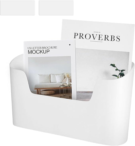 DNZPFU Under Sink Organizer & Wall Mount Storage Box, Multi-Use Cabinet Door Holder for Kitchen, Office, Bedside