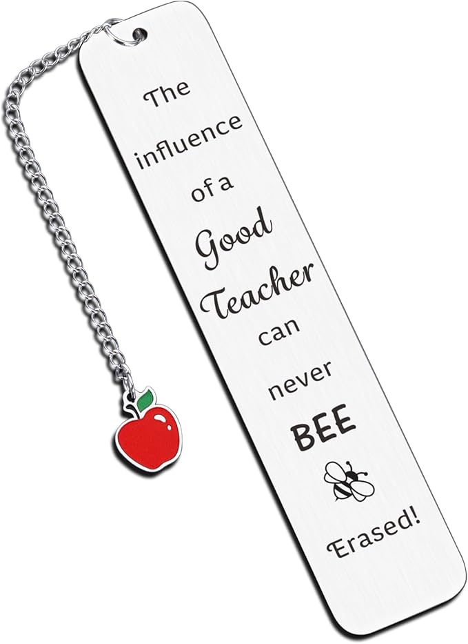 Back to School Gifts for Teachers, Teacher Gifts for Women Appreciation Bookmark, Thank You Teacher Gift First Day of School from Students, Christmas Birthday Back to School Gifts for Teachers