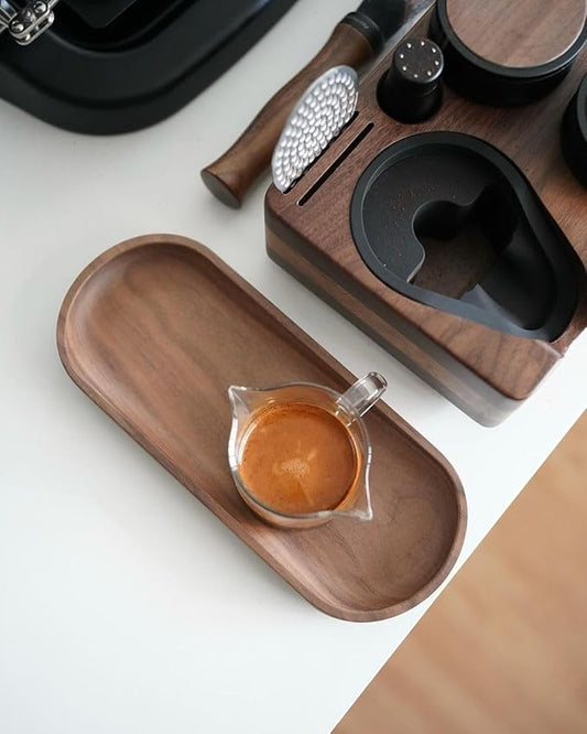 Normcore 3 Pack Wooden Serving Trays, Wood Serving Tray Wooden Decorative Coffee Tea Platter, Genuine American Walnut Serving Platters Set, Set of 3 for Living Room, Coffee Table, Home Decor