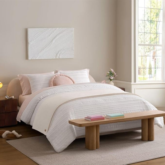 UGG Coco King Fleece Blanket for Bed – Luxury Cozy Room Decor, Soft Warm Heavy Blankets for Winter Bedding & White Christmas Decor, Gifts for Teens and Women, 110" x 92"