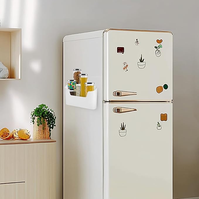 DNZPFU Under Sink Organizer & Wall Mount Storage Box, Multi-Use Cabinet Door Holder for Kitchen, Office, Bedside