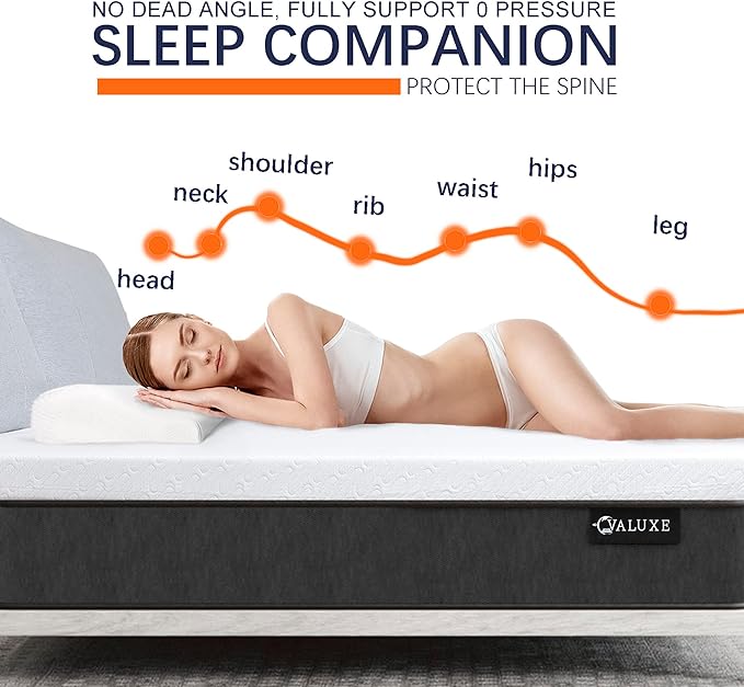 3 Inch Gel Memory Foam Mattress Topper Twin Size High Density Cooling Pad Pressure Relief Bed Topper (with Removable & Washable Bamboo Cover)