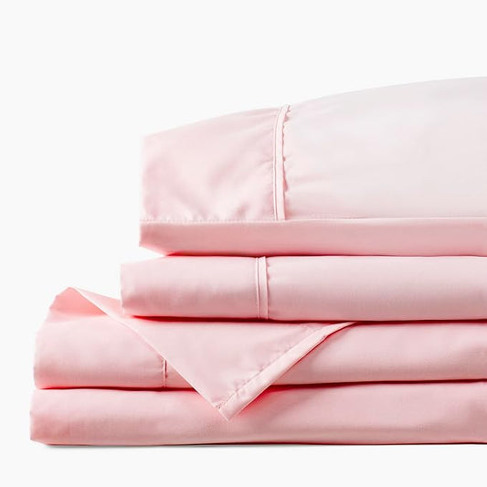 PeachSkinSheets Cotton Candy Pink Sheet Set - 1500tc Level of Softness - Extra Soft Cooling Sheets for Hot Sleepers and Night Sweats - California King Size