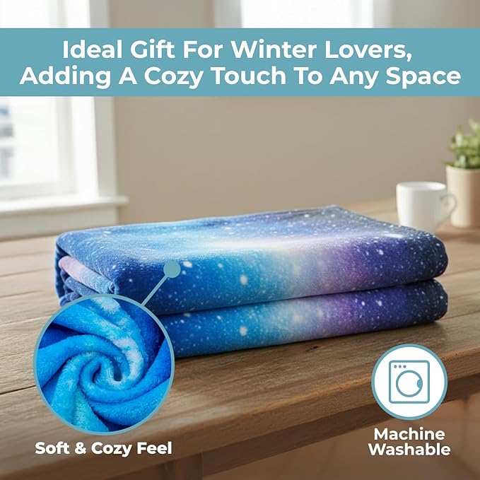 Dawhud Direct Unicorn Fleece Blanket for Girls and Kids - 75 x 90 Inch Super Soft Girls Blanket for Bed Couch or Travel - Plush Throw with Magical Unicorn Design for Cozy Everyday Use - King Size