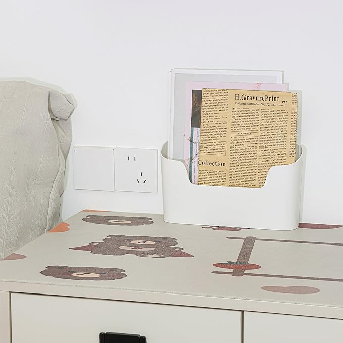 DNZPFU Under Sink Organizer & Wall Mount Storage Box, Multi-Use Cabinet Door Holder for Kitchen, Office, Bedside