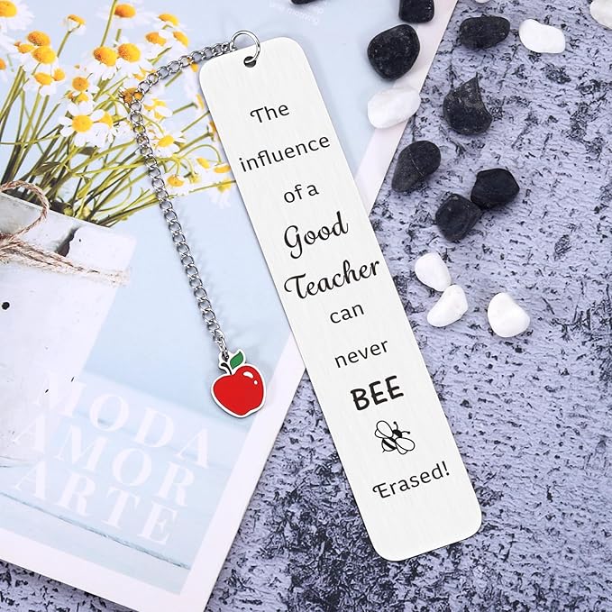 Back to School Gifts for Teachers, Teacher Gifts for Women Appreciation Bookmark, Thank You Teacher Gift First Day of School from Students, Christmas Birthday Back to School Gifts for Teachers