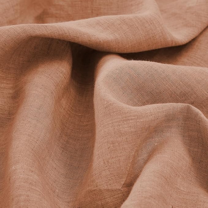 100% French Linen Pillowcase Set of 2, Breathable Envelope Closure Soft Linen Pillow Cover,Soft Luxury Hotel & Home Use, Gift