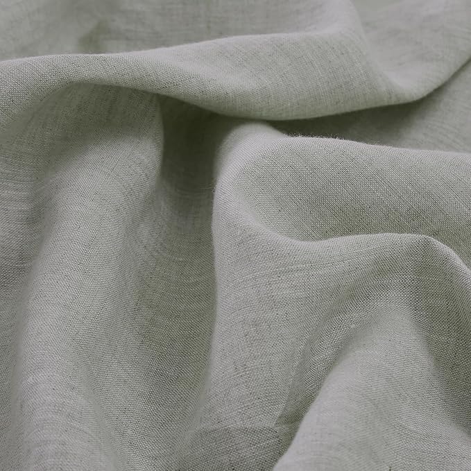 100% French Linen Pillowcase Set of 2, Breathable Envelope Closure Soft Linen Pillow Cover,Soft Luxury Hotel & Home Use, Gift