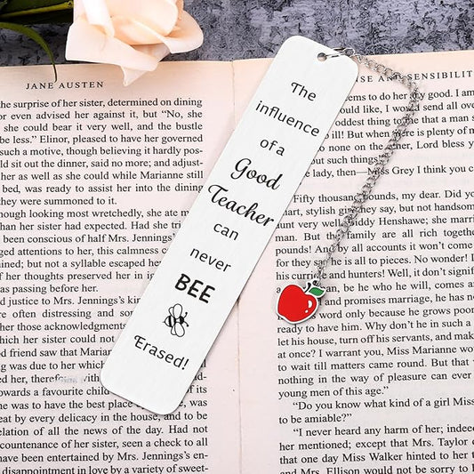 Back to School Gifts for Teachers, Teacher Gifts for Women Appreciation Bookmark, Thank You Teacher Gift First Day of School from Students, Christmas Birthday Back to School Gifts for Teachers