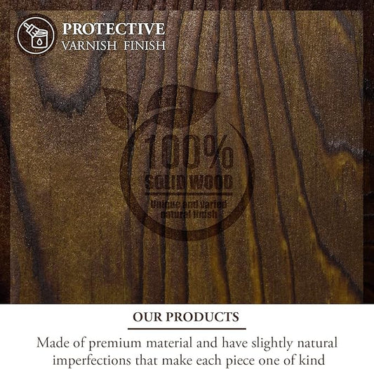 MyGift Modern Rustic Burnt Solid Wood and Industrial Matte Black Metal Wire Sticky Note Cube Holder, Office Desktop Self Adhesive Memo Pad Storage Dispenser