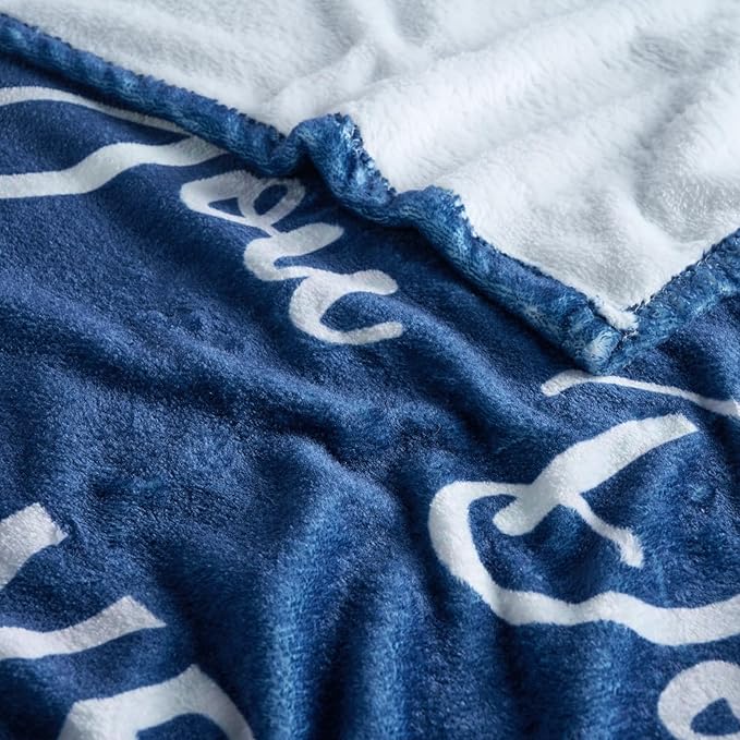 Lussena Thinking of You Gifts for Women Men – Get Well Blanket 50x60 Inch, Navy Flannel Comfort Blanket, Sympathy Throw for After Surgery, Chemo, Illness, Recovery