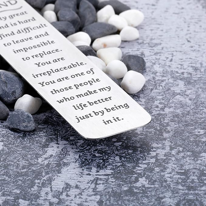 Friendship Gifts for Women Friends Bookmark for Best Friend Female Her Coworker Colleague Sister Thank You Gift Ideas Appreciation Graduation Christmas Birthday Galentine's Day Going Away Retirement