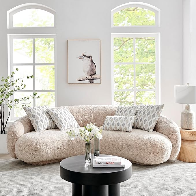 BlvdEi8ht Decorative Pillow for Living Room, Sofa, Bed, Home Decoration, Commerical Enviroment - CAL117 Regulated - Pack of 2 (50/50 Down Feather Blend, Boyega, 18" x 18")